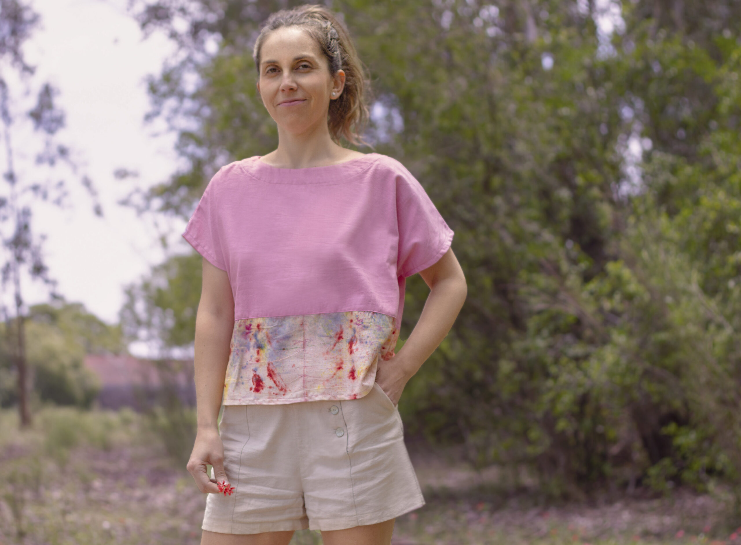 Blusa Lapacho rosado m